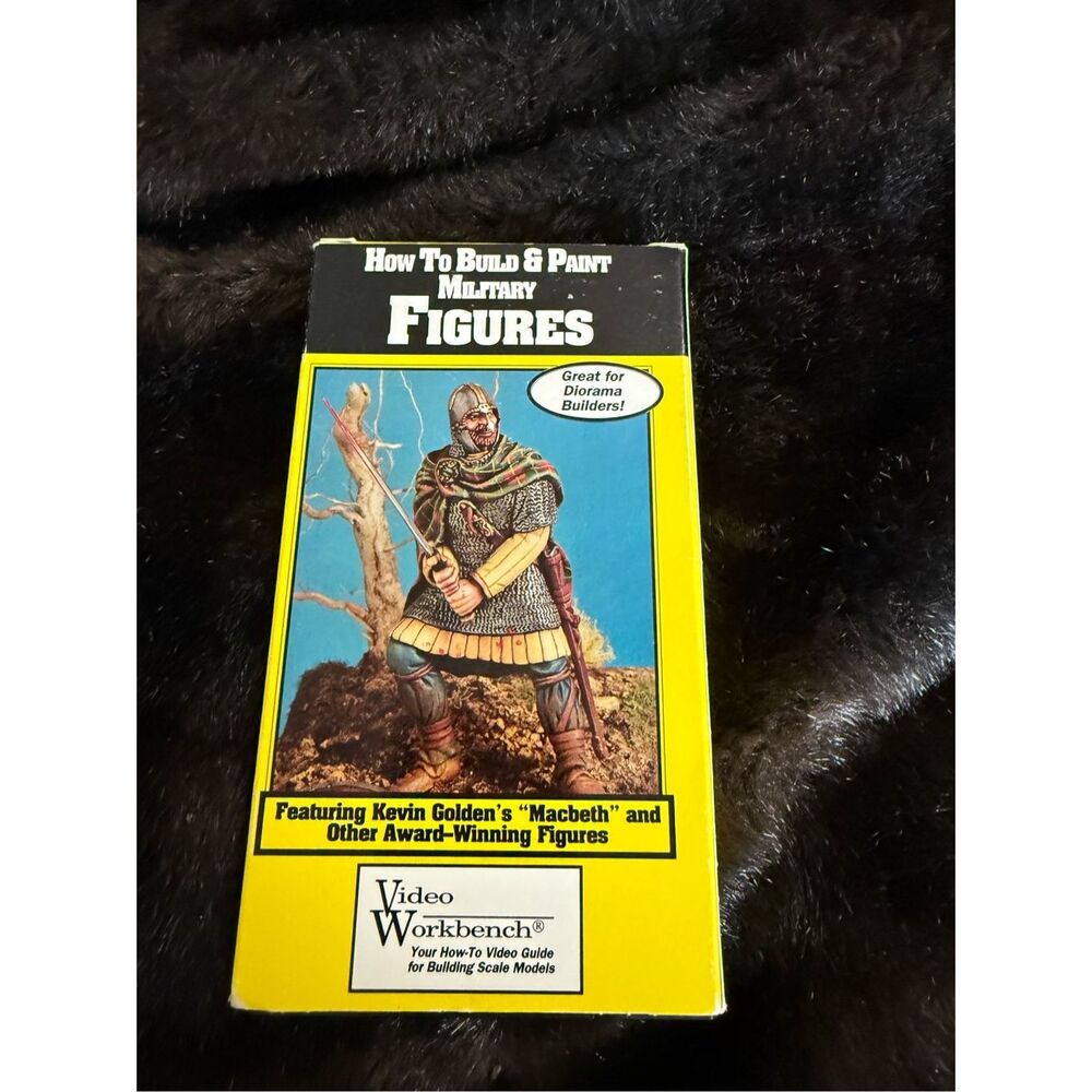 VHS Tape “How To Build & Paint Military Figures” By Award Win Kevin Golden 1993